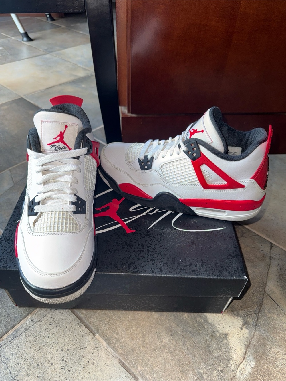Nike air jordan 4 retro Red Cement